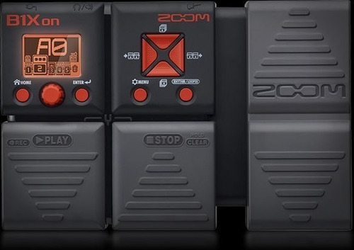 Imagen 3 de 8 de Pedalera Multiefectos Zoom B1xon Para Bajo Electrico Pedal De Expresión