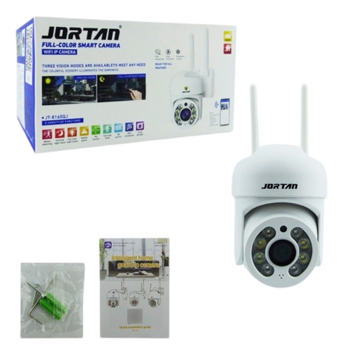 Cámara De Vigilancia Ip Wifi Jortan 8160 Con 8 Led