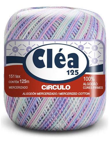 Fio/linha Cléa 125 Tex 151 100% Algodão Merc. 125m-anuncio 2 Cor 9490-Carrosel