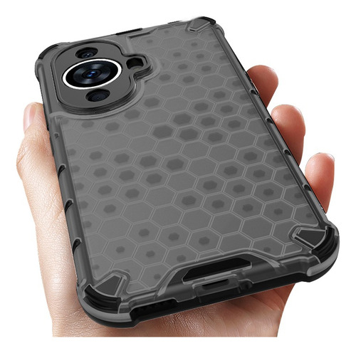 For Huawei Nova 11 Honeycomb Pattern Hard Rugged Back Case