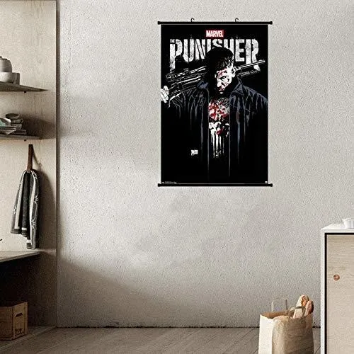 Hanging Mar-vel Series Colgador De Póster Rollo De Tela Dib