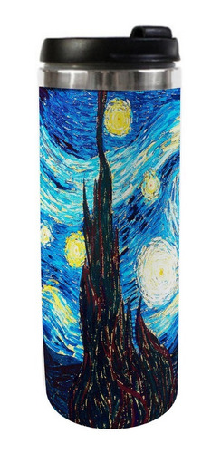 Termo De Acero De La Noche Estrellada De Vincent Van Gogh