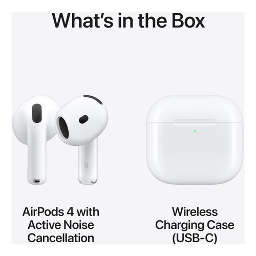 Auriculares Inalámbricos Apple AirPods 4 Con Cancelación Act