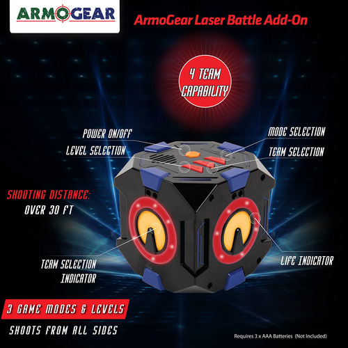 Armogear Sentry | 3 Juegos En 1 | Laser Tag Interactivo