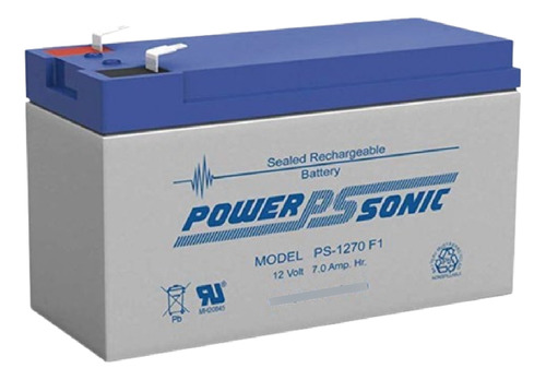 Batería 12v 7ah Para Respaldotecnologías Agm/vrla Ps-1270-f1
