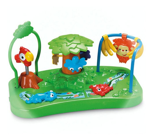 Silla De Comer Fisher Price Portatil Selva Tropical-verde