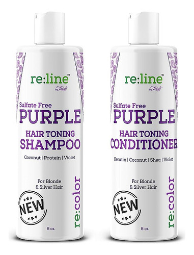 Purple Shampoo And Conditioner For Blonde Hair Toner For Bra