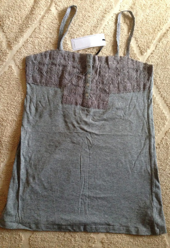 Musculosa Akiabara Gris Talle 3 Mod. Luz Nueva!!!!!!!!!!!!!!