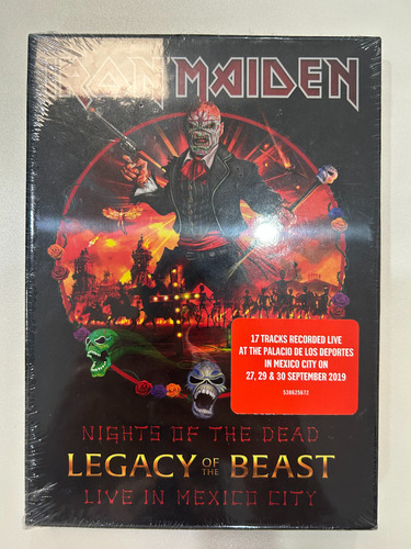 Iron Maiden - Night Of The Dead Mexico City Box/cd - Import Edição Limitada