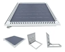 Comprar Tampa Casa Máquina Alumínio Rebaixo Aparente Bege 90x90cm