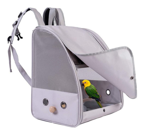 Mochila Para Pájaros C&l Con Percha