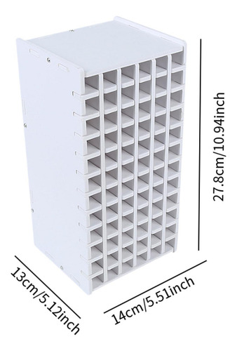 Organizador De Rotuladores Con Divisor 72holes 14x13x27.8 Cm