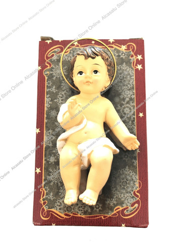 Niño Jesus Nacimiento Pesebre Estatua Resina 20cm (italy)