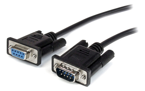 Cable Serial Startech Mxt1003mbk Directo Extensión Db-9 3m Color Negro