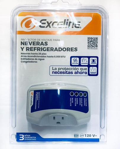 Imagen 2 de 2 de Protector De Voltaje Exceline Neveras Frezer, Nuevo