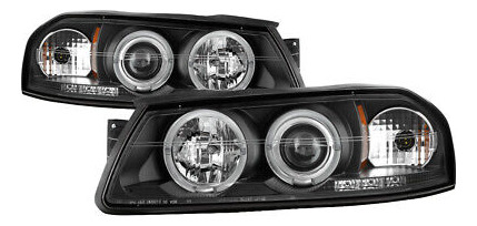 Chevy 00-05 Impala Black Dual Halo Led Projector Headlig Jjd