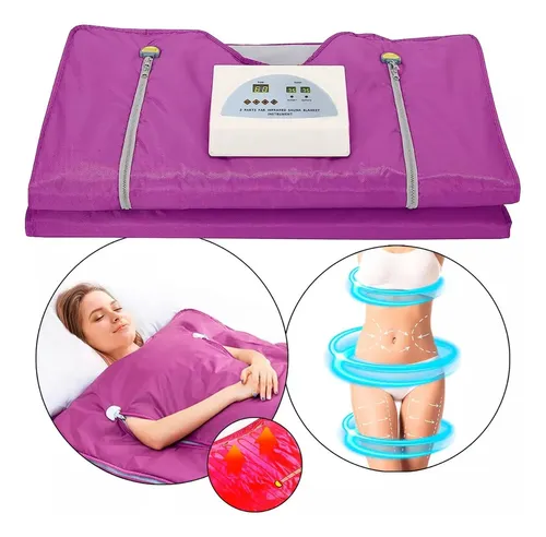 comprar Manta Térmica Estética Corporal Infrarroja De Fjzi© 180x80cm 220v Color Morado Claro