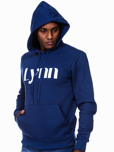 Imagem 3 de 7 de Moletom Masculino Canguru Capuz - Estampa Lynn