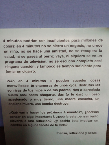 4 Minutos Para Crecer./ Helios Herrera (Usado)