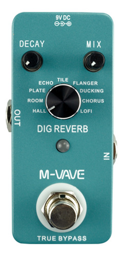 Máquina De Efectos De Audio Digital M-vave Reverb.dig Contro