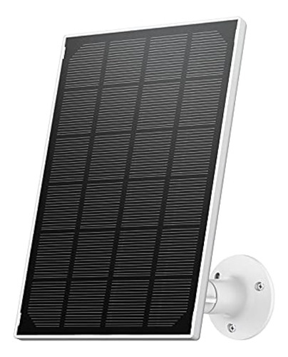 Panel Solar Zumimall Para Cámara De Seguridad Exterior F5 / 