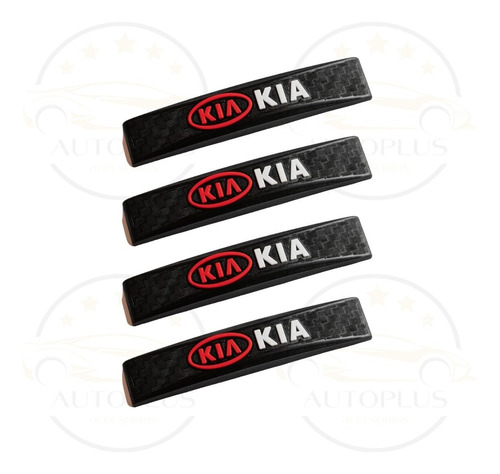 Protector Puerta Auto Camioneta Juego X4 Logo Kia