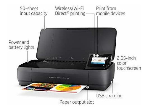 Hp Officejet 250 Todo Impresion Portatil En Uno Ter