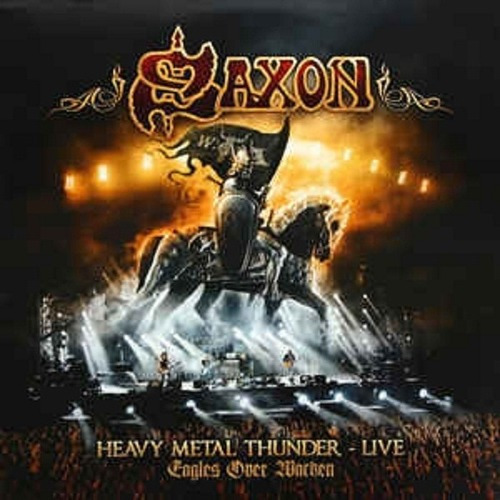 Vinilo Saxon / Heavy Metal Thunder Live / Nuevo Sellado