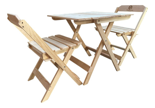 Mesa Con Sillas Plegables Dmadera El Más Cómodo Y Resistente