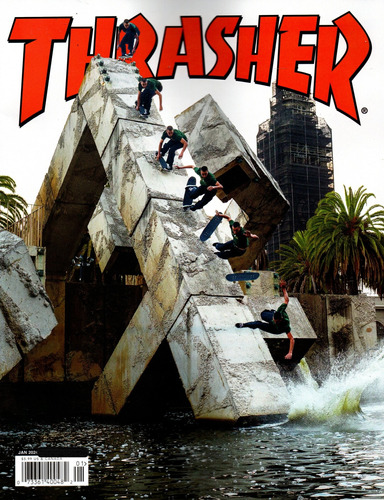 Revista Thrasher- Skatistas,pistas E Comportamento