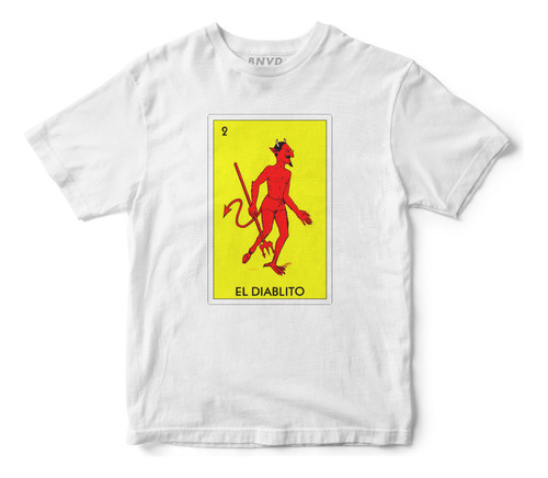 Playera El Diablito Loteria Mexicana Tendencia 