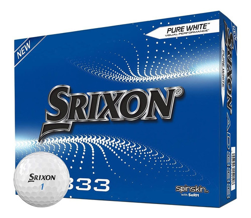 Srixon Ad333 Pelota Golf Hombre Blanco 12