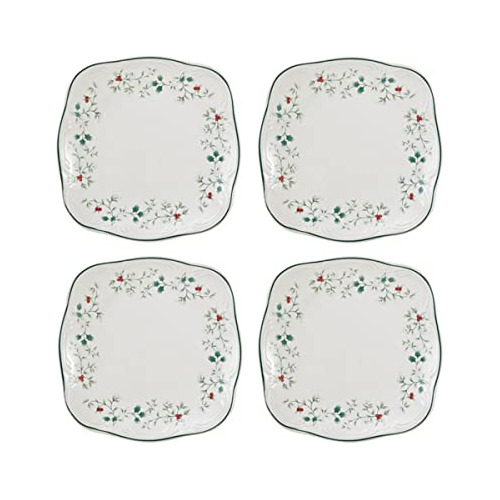 Platos De Ensalada Pfaltzgraff Winterberry, 4 Unidades, 8 Pu