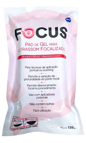  Focus Pad De Gel Rmc Para Ultrassom Focalizado Macrofocado