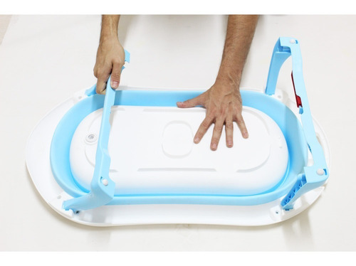 Imagen 7 de 8 de Bañera Plegable Para Bebe Punti Flexi Wash Reclinable Tapon