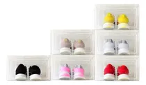 Comprar Caja Organizadoras Tapa Frontal Zapatos Hasta T43 Pack X6