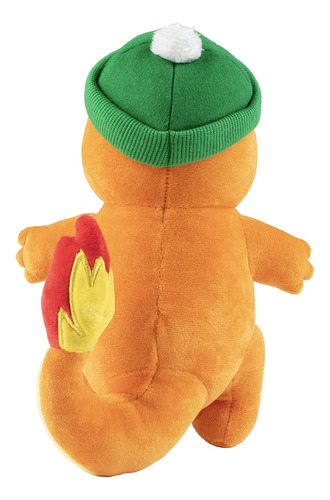 Pokémon - Juguete De Peluche Charmander Navideño De 8 Pulgad