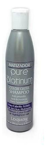 Shampoo Matizador Pure Platinum Anti-amarillos Loquay  250ml