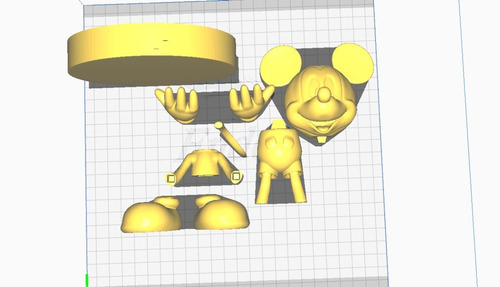 Mickey Soporte Celular Archivo Stl Para Impresora 3d