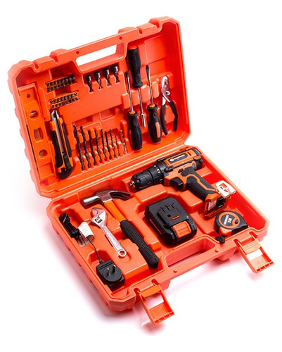 Imagen 5 de 9 de Taladro Atornillador Inalambrico 18v Litio +kit Mechas Bosch