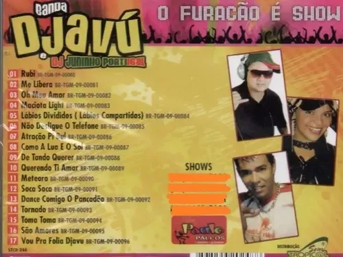 Cd Banda Djavú E Dj Juninho Portugal - O Furacão É Show | MercadoLivre