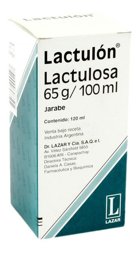 Lactulón® Jarabe 120ml (lactulosa) | Laxante Osmótico