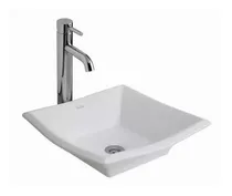 Comprar Lavatorio Bacha Tori Ferrum L025k Cuadrada Blanca