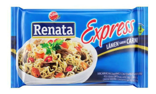 Ramén Renata Sabor Carne Importado Brasilero 85gr X Caja 45 