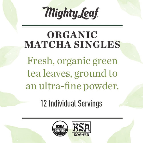 Mighty Leaf Tea, Té Verde Matcha Orgánico En Polvo - Matcha