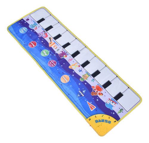 Alfombrilla Para Tocar Música Para Teclado, Piano, Plegable,