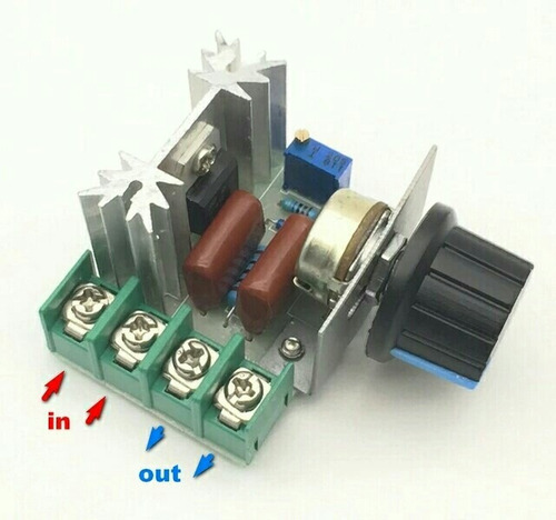 Dimeer 2000w Controlador De Velocidade E Ressitencia 220vots