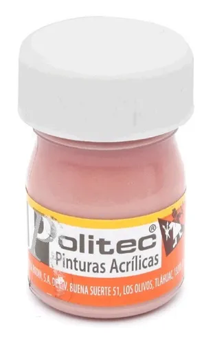 Pintura Acrilica Politec Palo de Rosa 20 ml No 338 caja c/12 piezas 14326 - Código: 14326 | Compra en Guadalajara