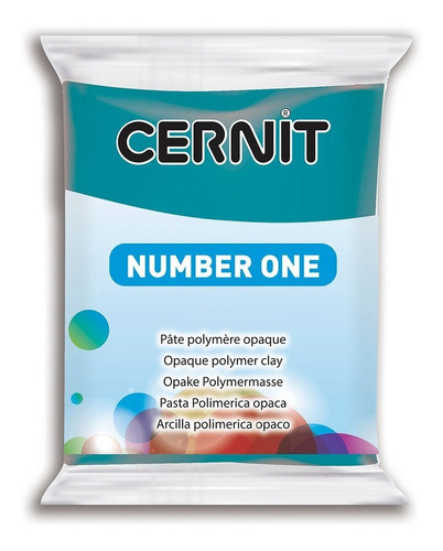 Cernit Number One Arcilla Polimérica 56 G Colores A Elección Color Azul Pato