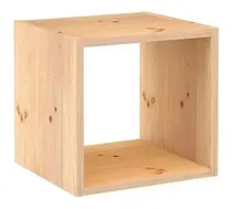 Comprar Cubo Pino Estante Mesa De Luz 30x30x20  Joscal Amoblamientos